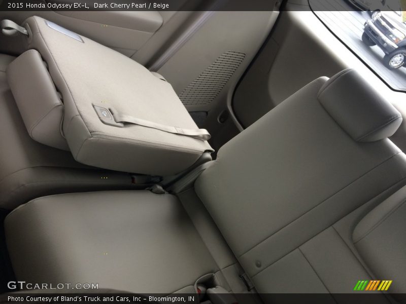 Dark Cherry Pearl / Beige 2015 Honda Odyssey EX-L