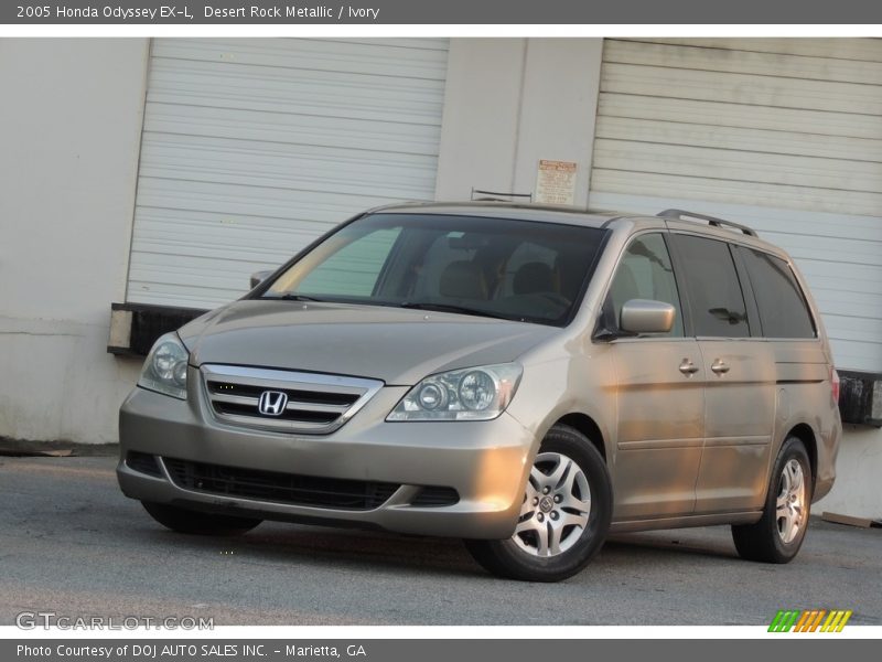 Desert Rock Metallic / Ivory 2005 Honda Odyssey EX-L