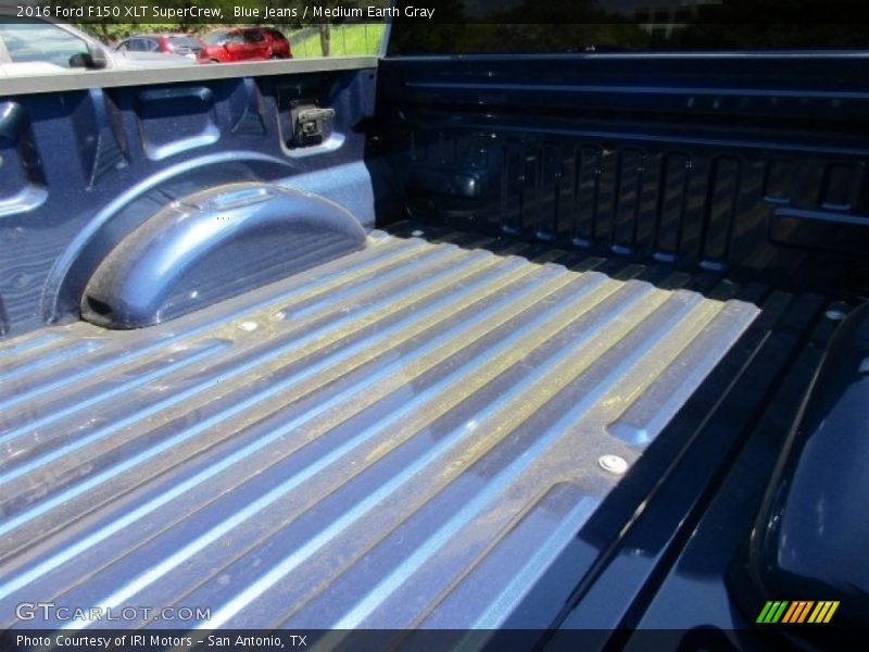 Blue Jeans / Medium Earth Gray 2016 Ford F150 XLT SuperCrew