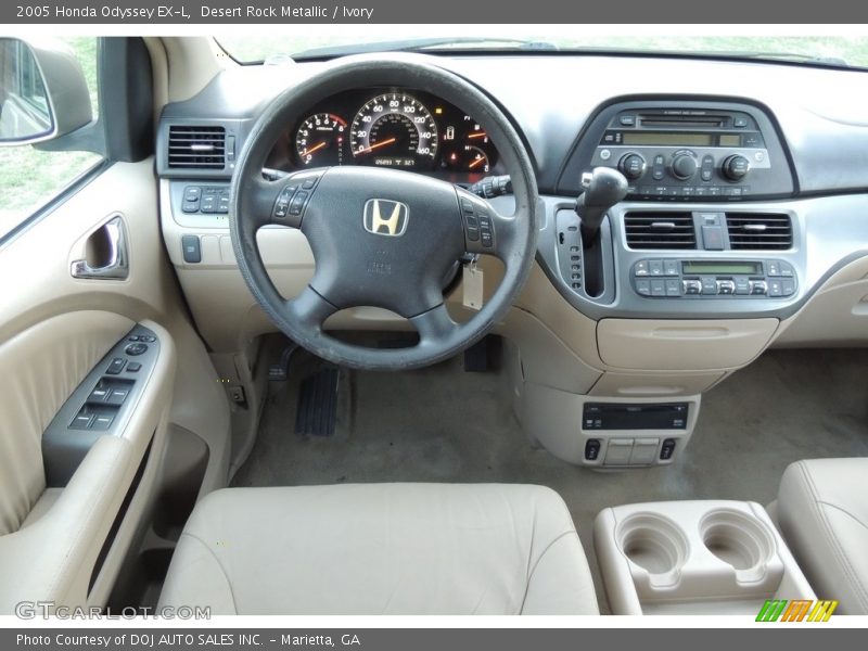 Desert Rock Metallic / Ivory 2005 Honda Odyssey EX-L