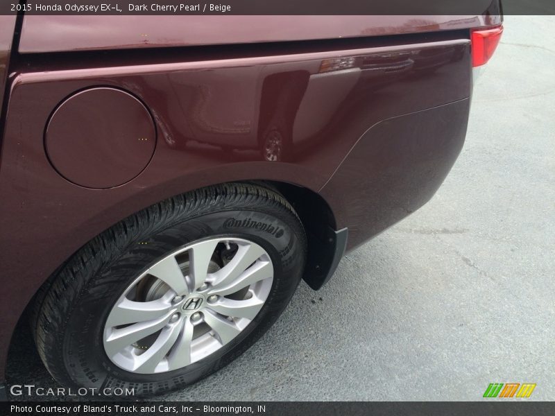 Dark Cherry Pearl / Beige 2015 Honda Odyssey EX-L