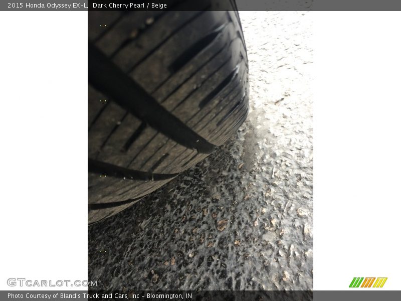 Dark Cherry Pearl / Beige 2015 Honda Odyssey EX-L