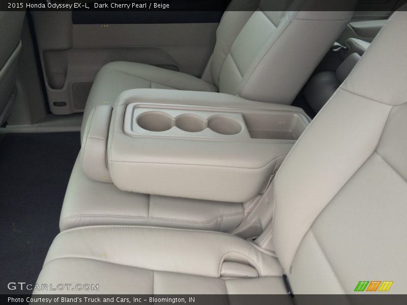 Dark Cherry Pearl / Beige 2015 Honda Odyssey EX-L