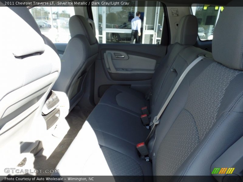 Silver Ice Metallic / Dark Gray/Light Gray 2011 Chevrolet Traverse LT