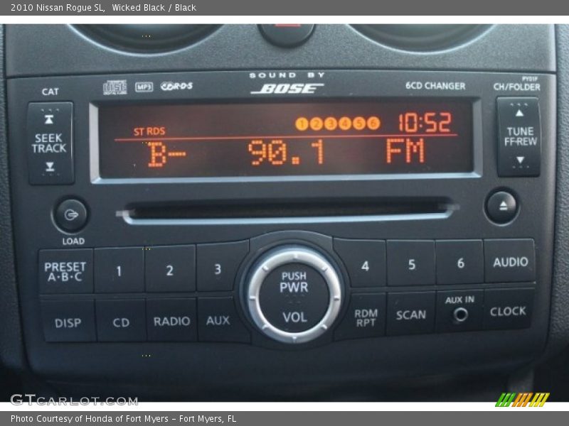 Wicked Black / Black 2010 Nissan Rogue SL