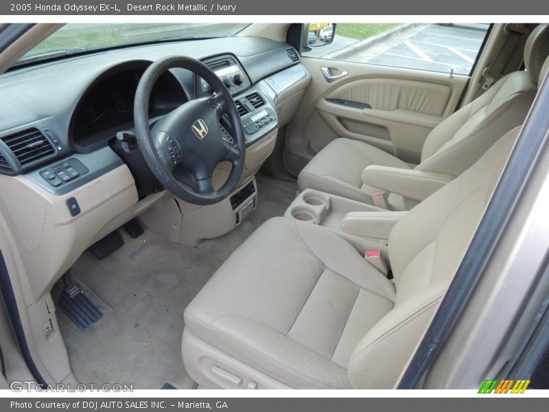 Desert Rock Metallic / Ivory 2005 Honda Odyssey EX-L