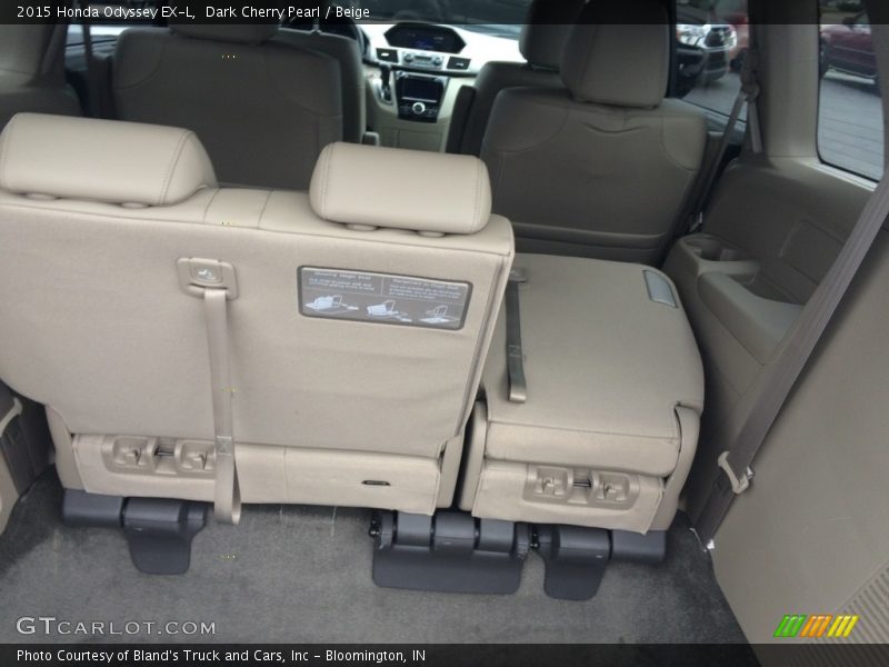 Dark Cherry Pearl / Beige 2015 Honda Odyssey EX-L