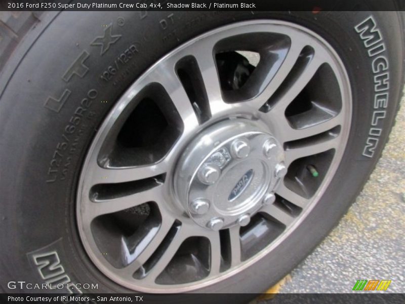 Shadow Black / Platinum Black 2016 Ford F250 Super Duty Platinum Crew Cab 4x4