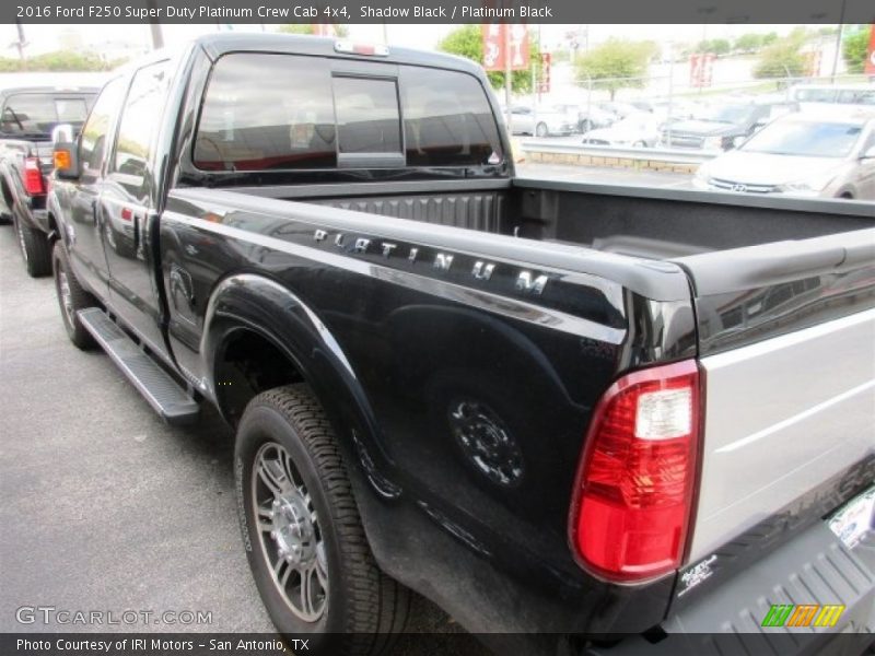 Shadow Black / Platinum Black 2016 Ford F250 Super Duty Platinum Crew Cab 4x4