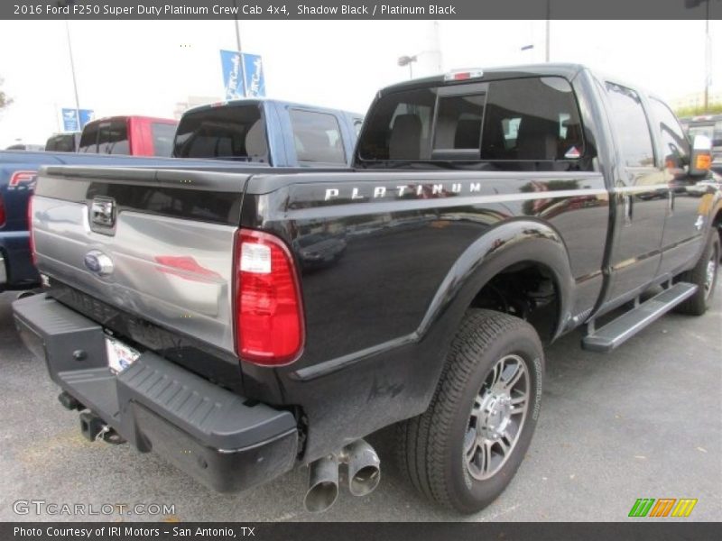 Shadow Black / Platinum Black 2016 Ford F250 Super Duty Platinum Crew Cab 4x4