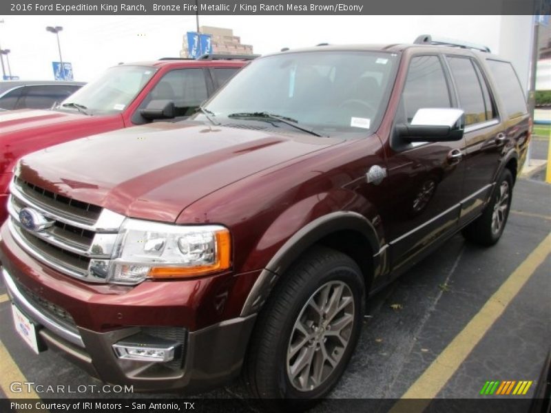 Bronze Fire Metallic / King Ranch Mesa Brown/Ebony 2016 Ford Expedition King Ranch