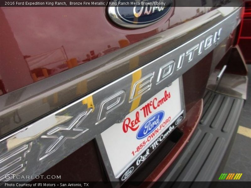 Bronze Fire Metallic / King Ranch Mesa Brown/Ebony 2016 Ford Expedition King Ranch