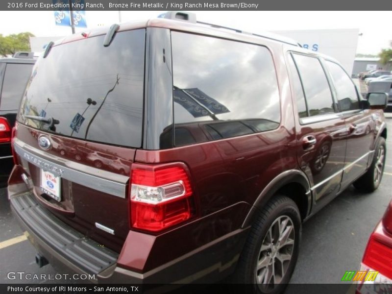 Bronze Fire Metallic / King Ranch Mesa Brown/Ebony 2016 Ford Expedition King Ranch