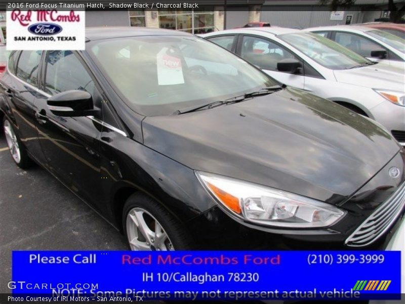 Shadow Black / Charcoal Black 2016 Ford Focus Titanium Hatch