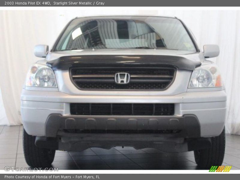 Starlight Silver Metallic / Gray 2003 Honda Pilot EX 4WD