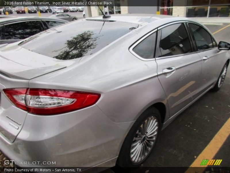 Ingot Silver Metallic / Charcoal Black 2016 Ford Fusion Titanium