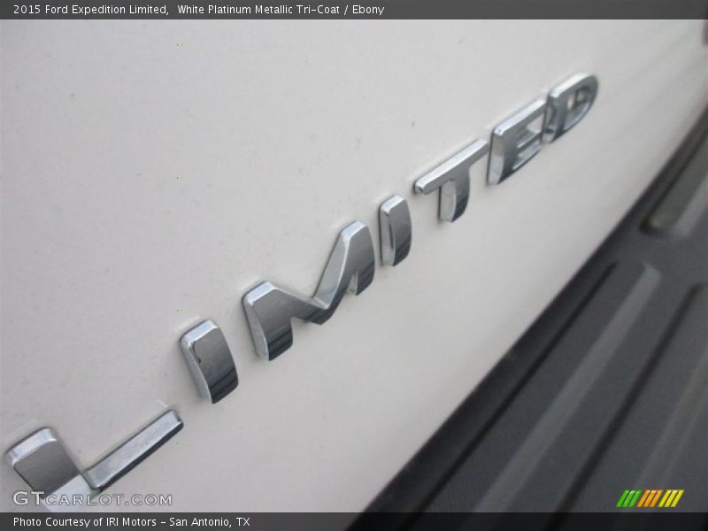 White Platinum Metallic Tri-Coat / Ebony 2015 Ford Expedition Limited