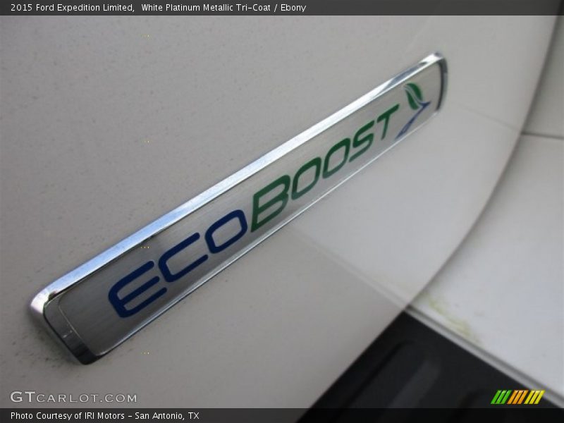 White Platinum Metallic Tri-Coat / Ebony 2015 Ford Expedition Limited