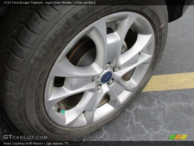 Ingot Silver Metallic / Charcoal Black 2015 Ford Escape Titanium