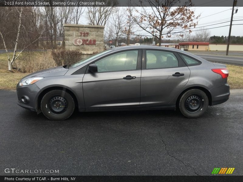 Sterling Gray / Charcoal Black 2013 Ford Focus S Sedan