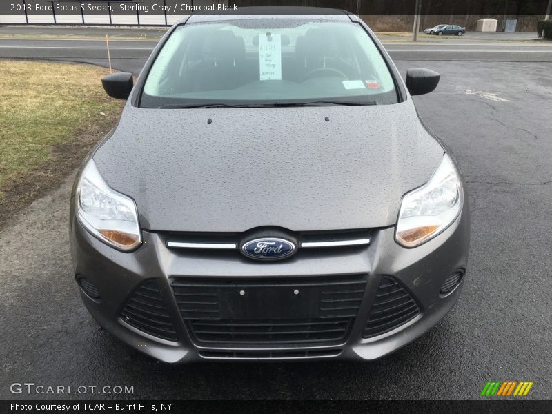 Sterling Gray / Charcoal Black 2013 Ford Focus S Sedan