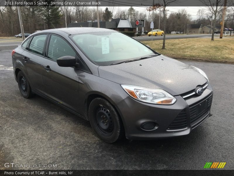 Sterling Gray / Charcoal Black 2013 Ford Focus S Sedan