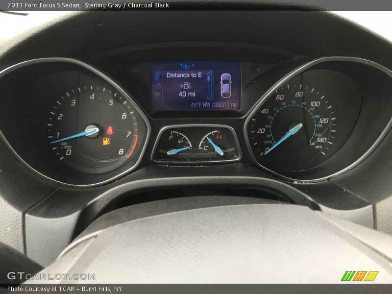 Sterling Gray / Charcoal Black 2013 Ford Focus S Sedan