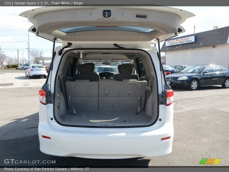 Pearl White / Beige 2011 Nissan Quest 3.5 SV