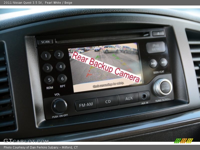 Pearl White / Beige 2011 Nissan Quest 3.5 SV