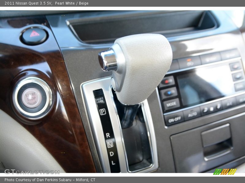 Pearl White / Beige 2011 Nissan Quest 3.5 SV