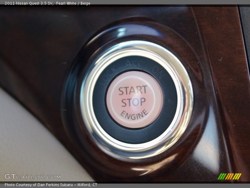 Pearl White / Beige 2011 Nissan Quest 3.5 SV