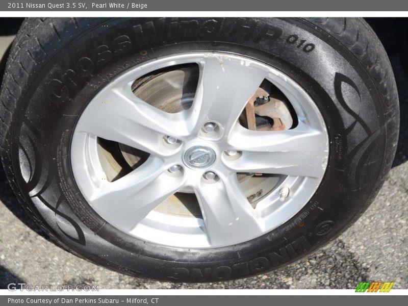 Pearl White / Beige 2011 Nissan Quest 3.5 SV