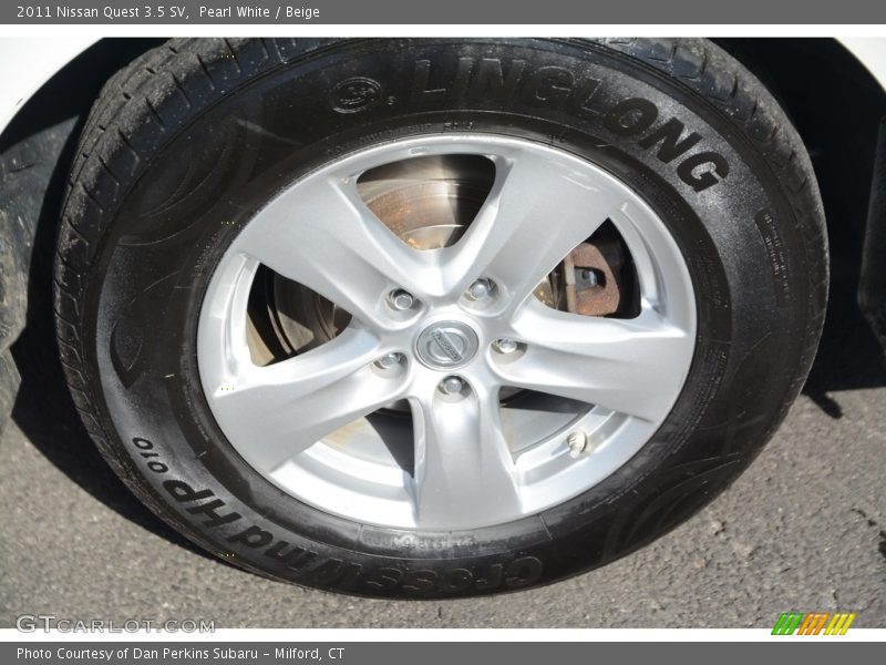 Pearl White / Beige 2011 Nissan Quest 3.5 SV