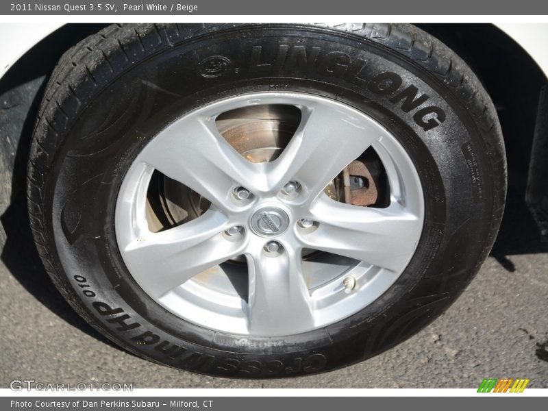 Pearl White / Beige 2011 Nissan Quest 3.5 SV