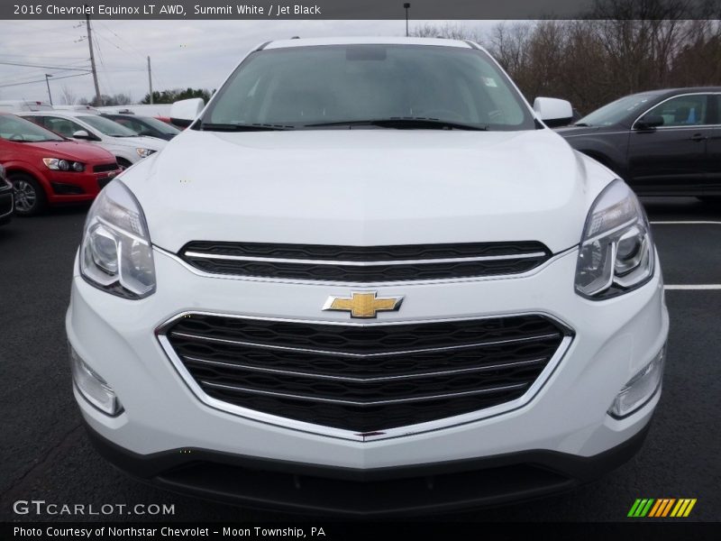 Summit White / Jet Black 2016 Chevrolet Equinox LT AWD