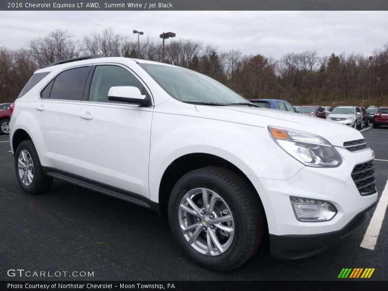 Summit White / Jet Black 2016 Chevrolet Equinox LT AWD