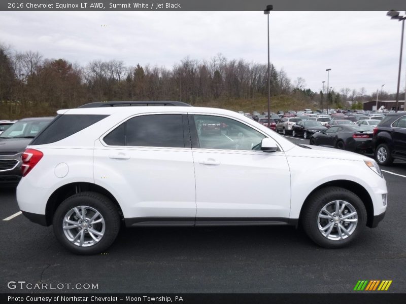 Summit White / Jet Black 2016 Chevrolet Equinox LT AWD
