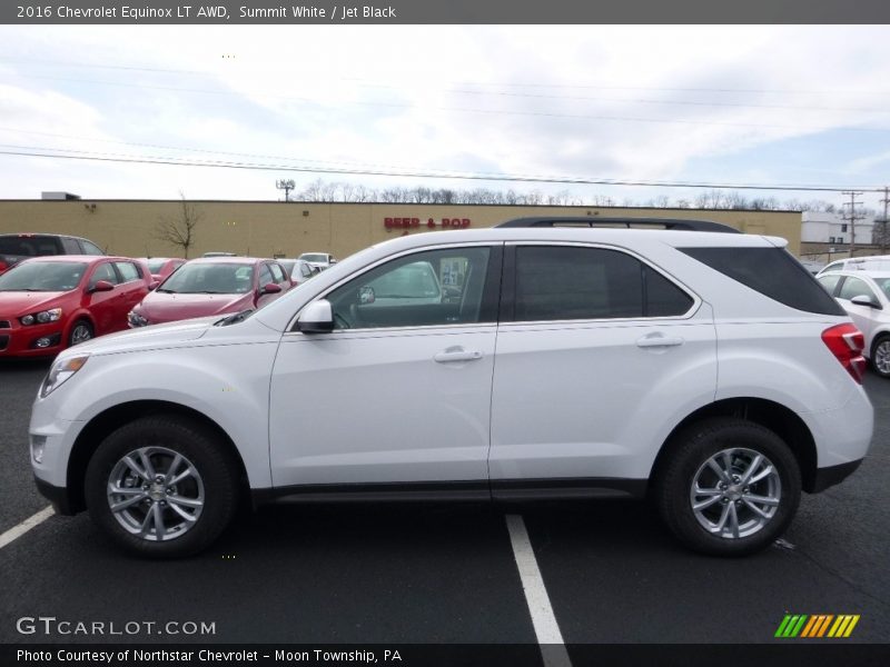 Summit White / Jet Black 2016 Chevrolet Equinox LT AWD