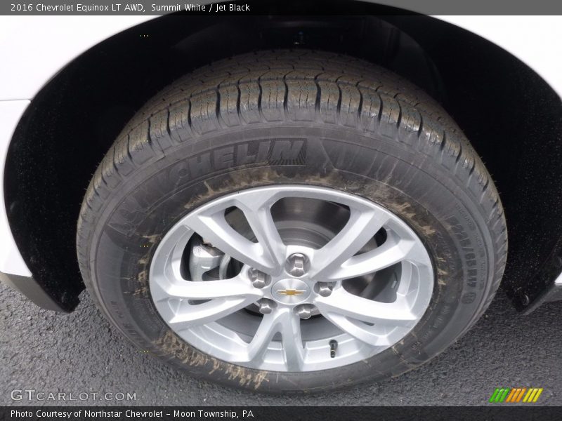 Summit White / Jet Black 2016 Chevrolet Equinox LT AWD