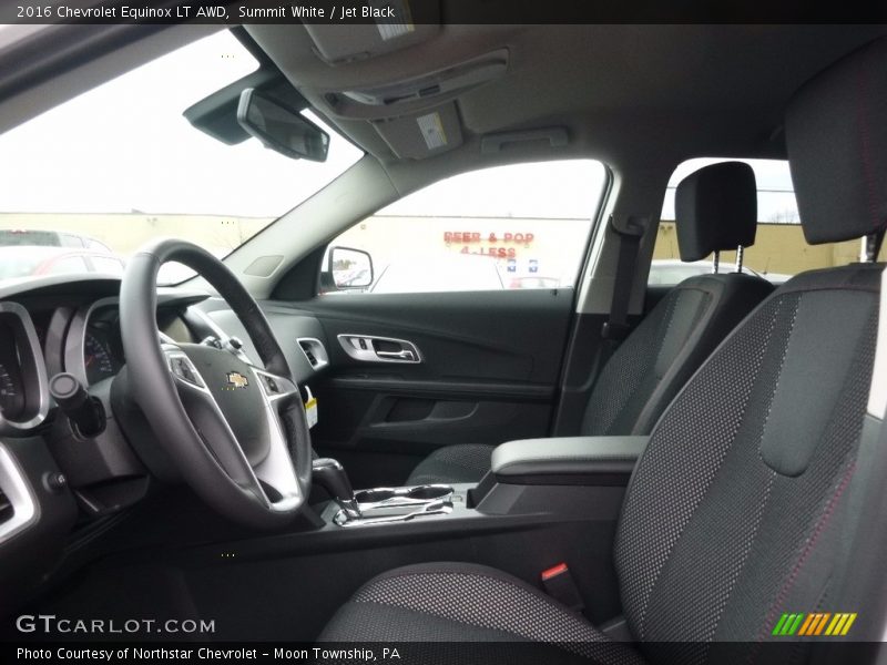 Summit White / Jet Black 2016 Chevrolet Equinox LT AWD