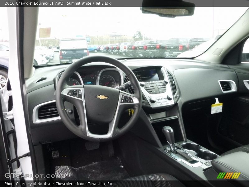 Summit White / Jet Black 2016 Chevrolet Equinox LT AWD