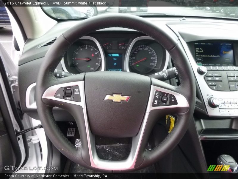 Summit White / Jet Black 2016 Chevrolet Equinox LT AWD