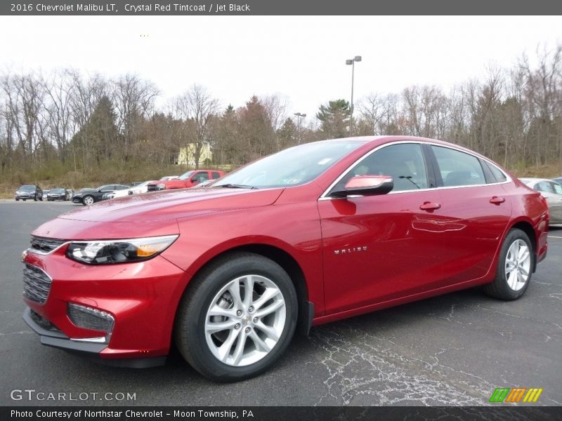 Crystal Red Tintcoat / Jet Black 2016 Chevrolet Malibu LT