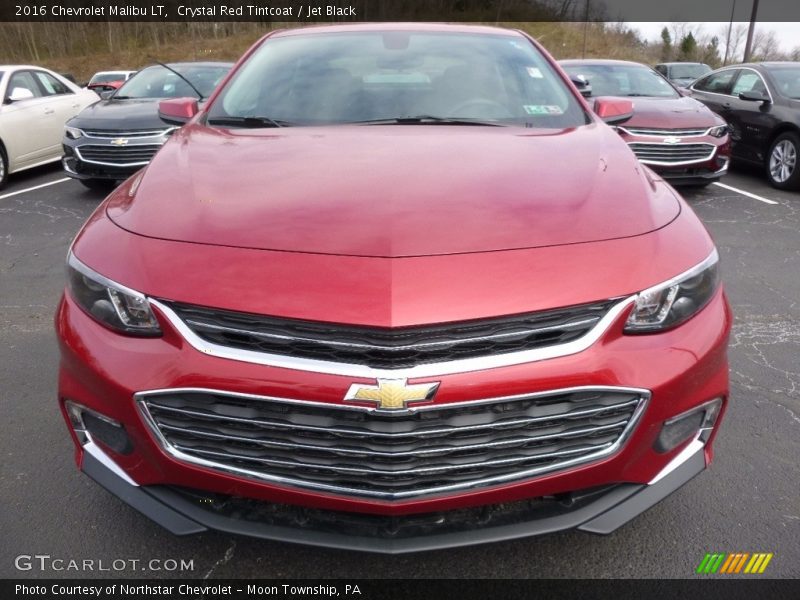 Crystal Red Tintcoat / Jet Black 2016 Chevrolet Malibu LT