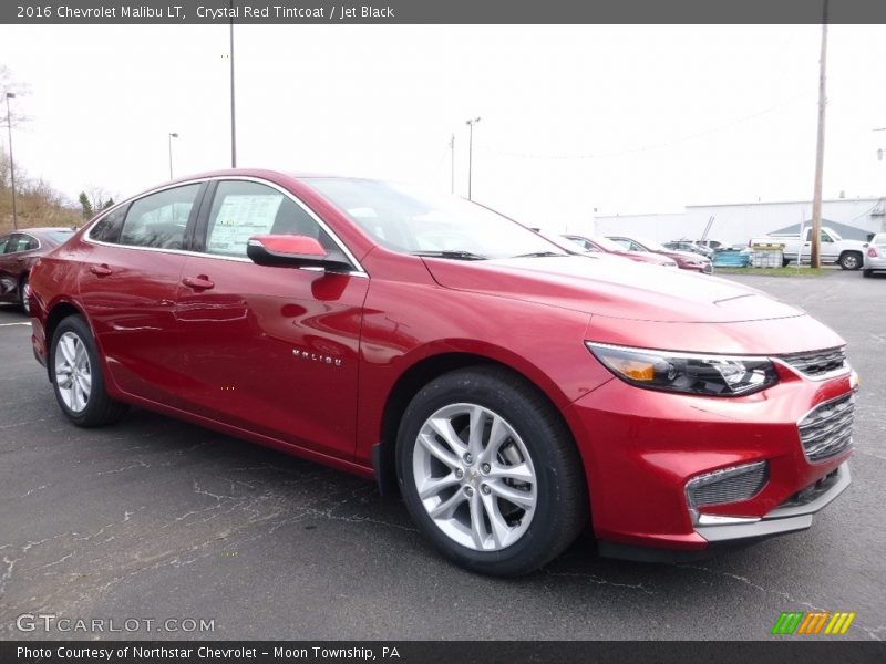 Crystal Red Tintcoat / Jet Black 2016 Chevrolet Malibu LT