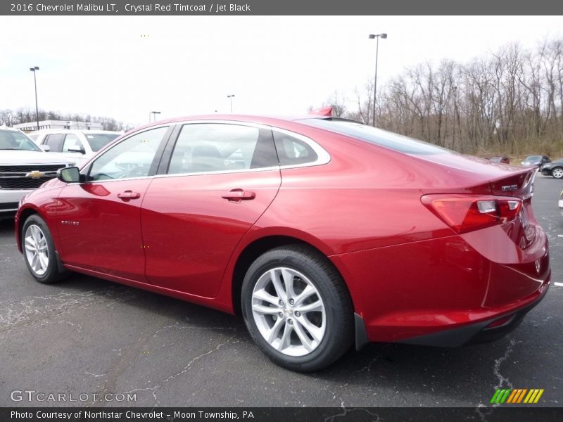 Crystal Red Tintcoat / Jet Black 2016 Chevrolet Malibu LT