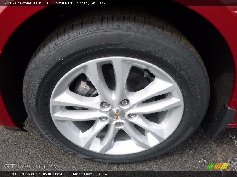 Crystal Red Tintcoat / Jet Black 2016 Chevrolet Malibu LT