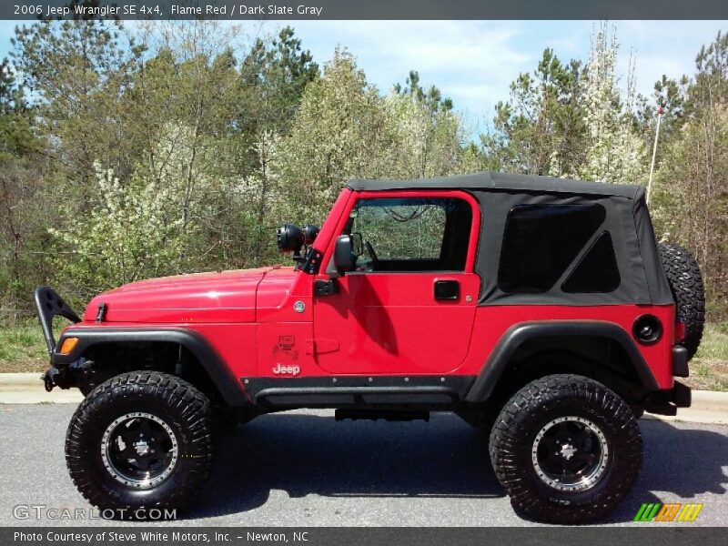 Flame Red / Dark Slate Gray 2006 Jeep Wrangler SE 4x4