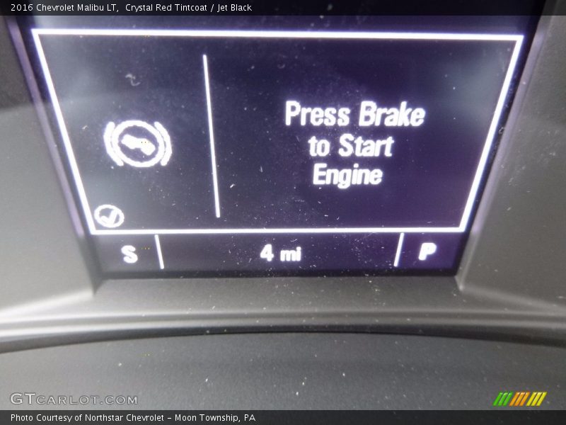 Crystal Red Tintcoat / Jet Black 2016 Chevrolet Malibu LT