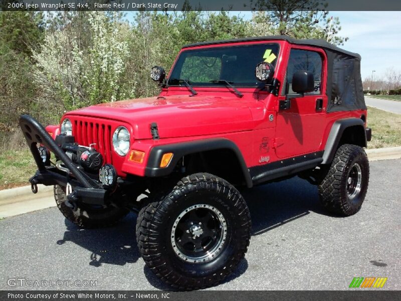 Flame Red / Dark Slate Gray 2006 Jeep Wrangler SE 4x4